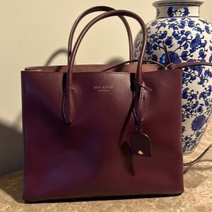 Kate Spade Burgandy Harper Satchel